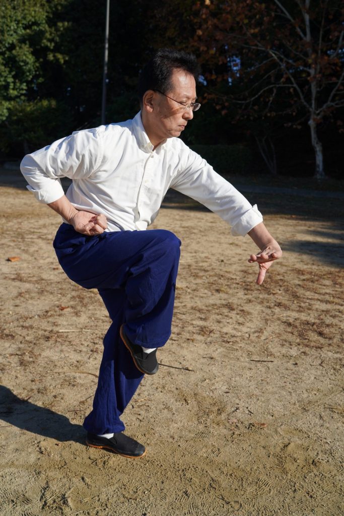 形意拳　五行拳　鑽拳②